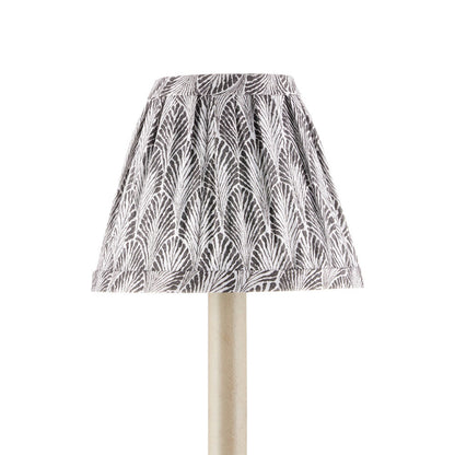 Plume Chandelier Shade in Stone (Tapered).