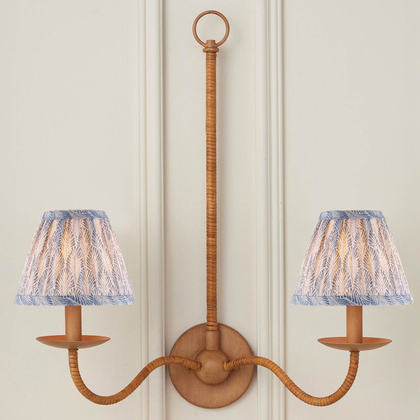 Plume Chandelier Shade in Detail.