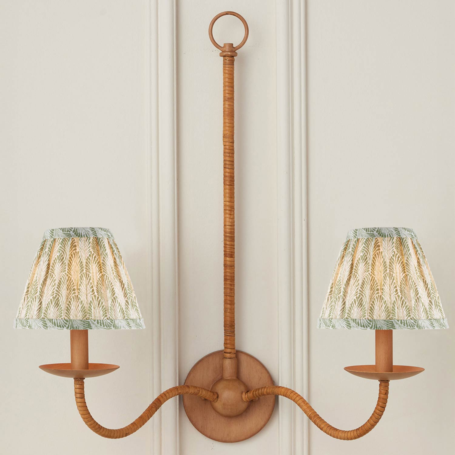 Plume Chandelier Shade in Detail.