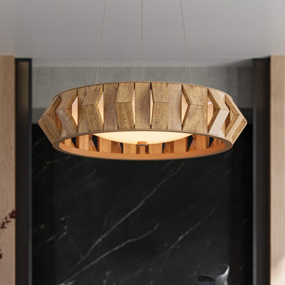 Plunge LED Chandelier in Detail.