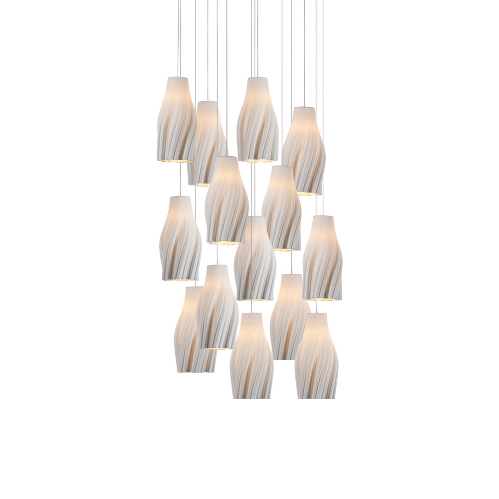 Posh Round Pendant Light (15-Light).