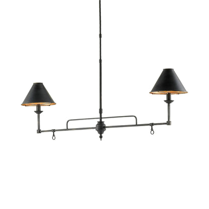 Prosperity Rectangular Chandelier in Detail.