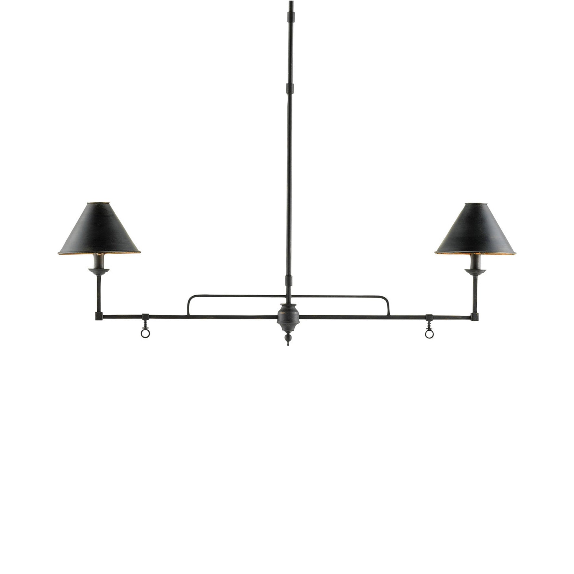 Prosperity Rectangular Chandelier in Detail.