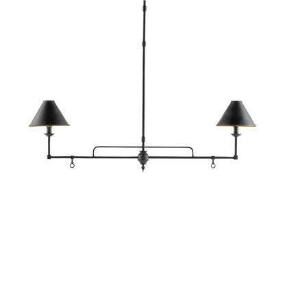 Prosperity Rectangular Chandelier in Detail.