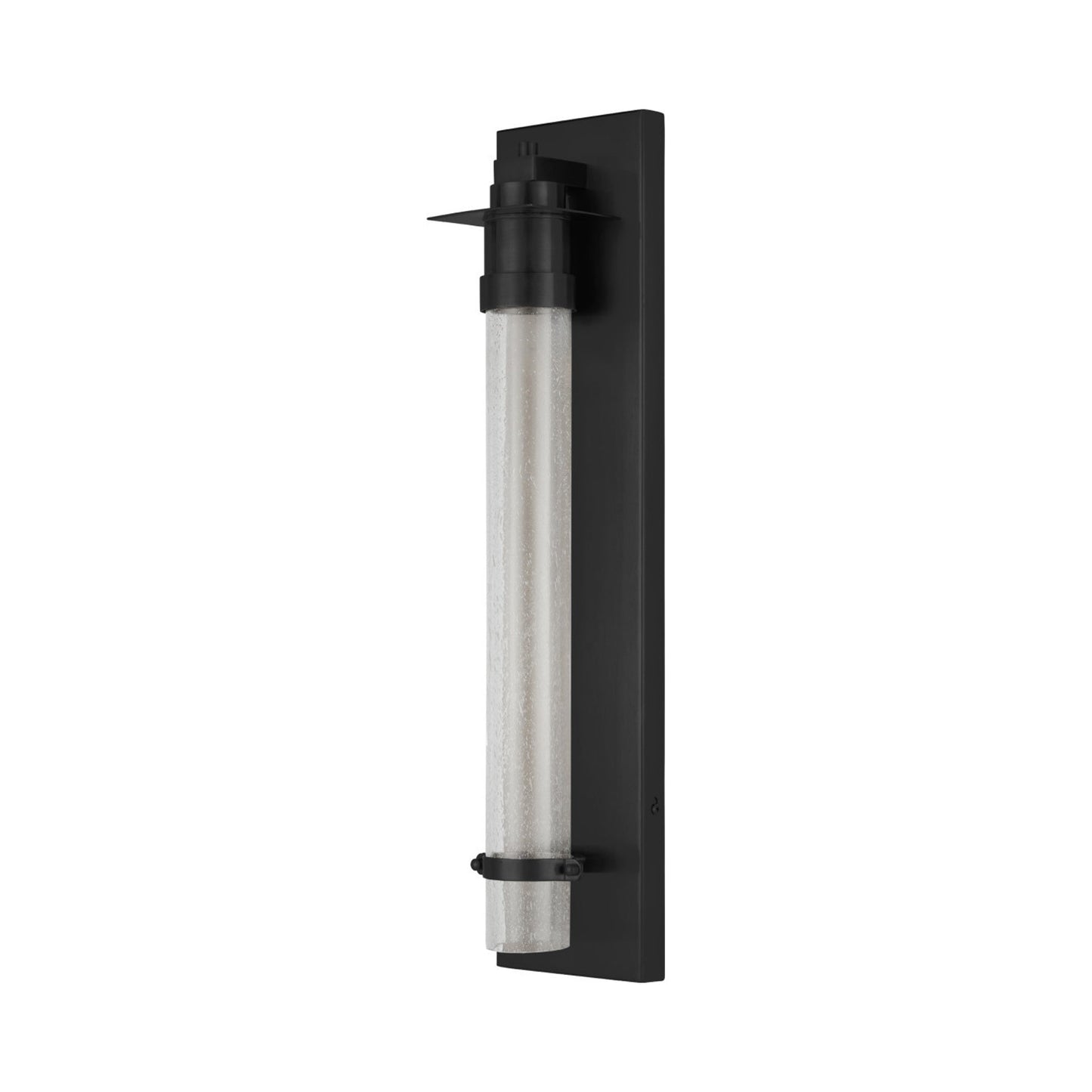Provence Outdoor Wall Light in Matte Black.