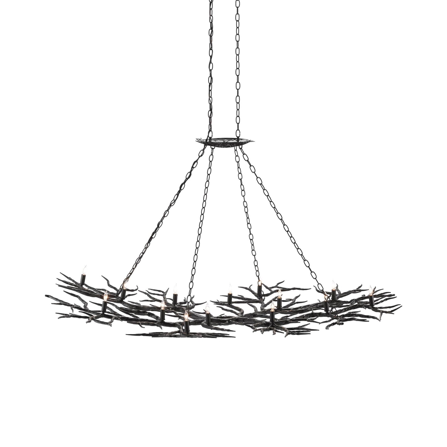 Rainforest Chandelier in Rustic Bronze (Large).