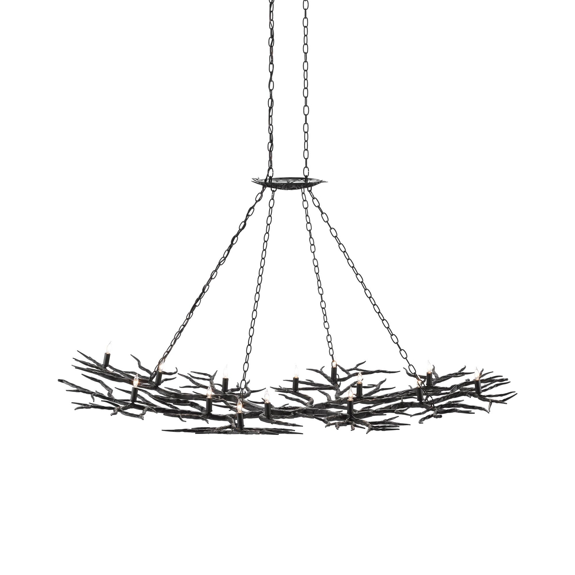 Rainforest Chandelier in Rustic Bronze (Large).