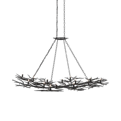 Rainforest Chandelier in Rustic Bronze (Large).