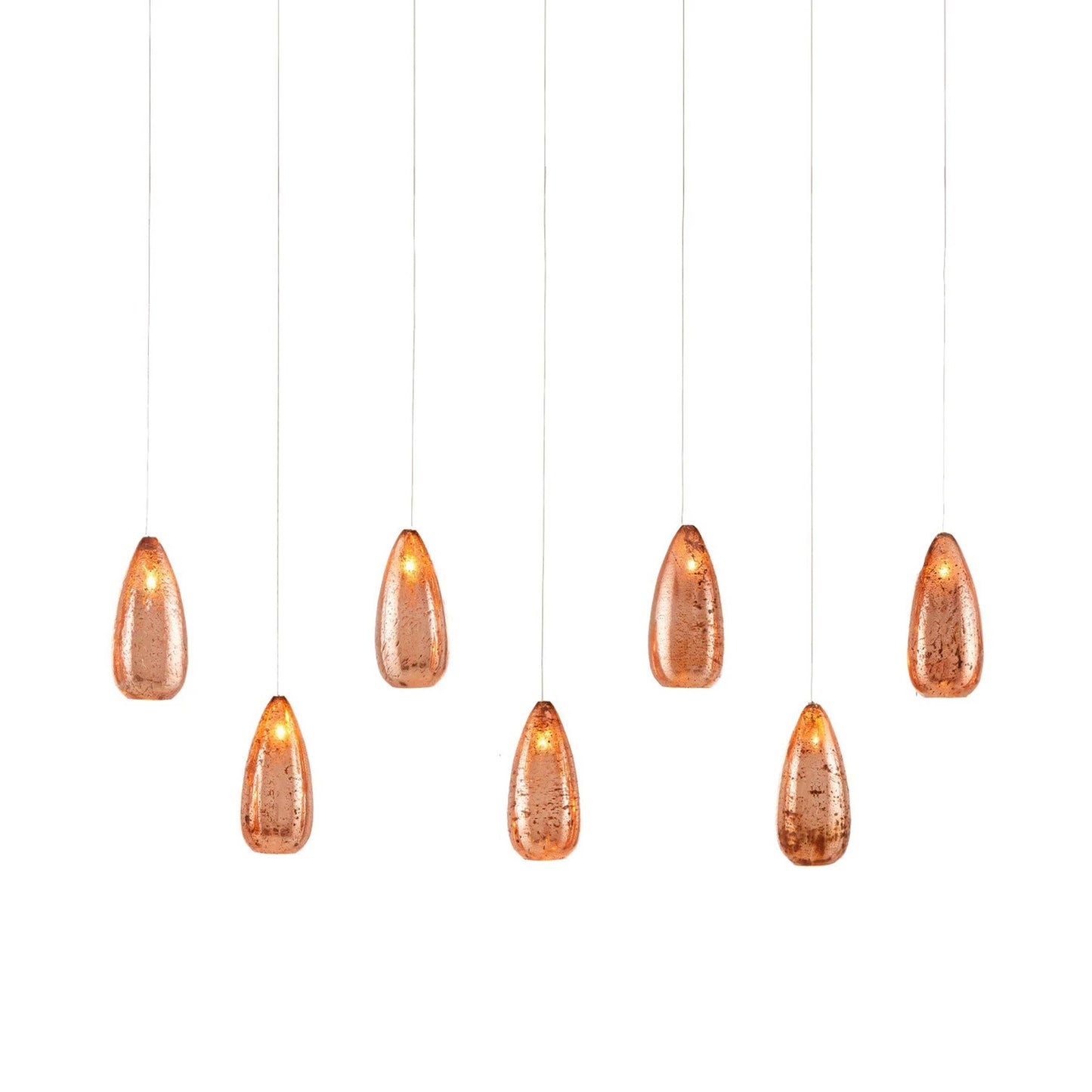 Rame Linear Multi Pendant Light (7-Light).
