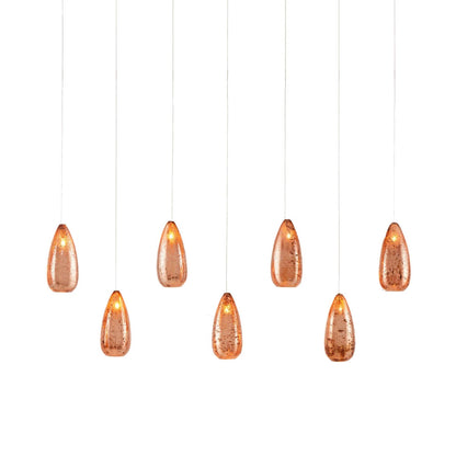 Rame Linear Multi Pendant Light (7-Light).