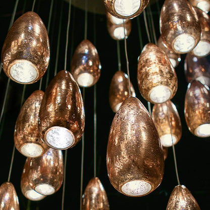 Rame Multi Pendant Light in Detail.