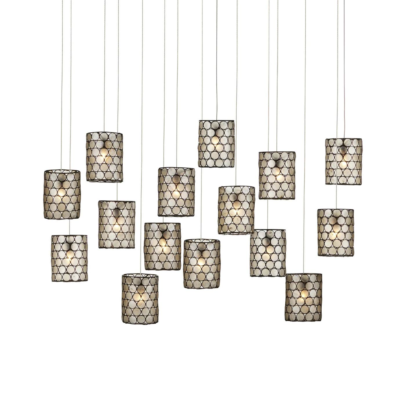Regatta Linear Multi Pendant Light (15-Light).