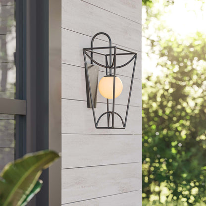 Rochefort Wall Light in in Outside Area.