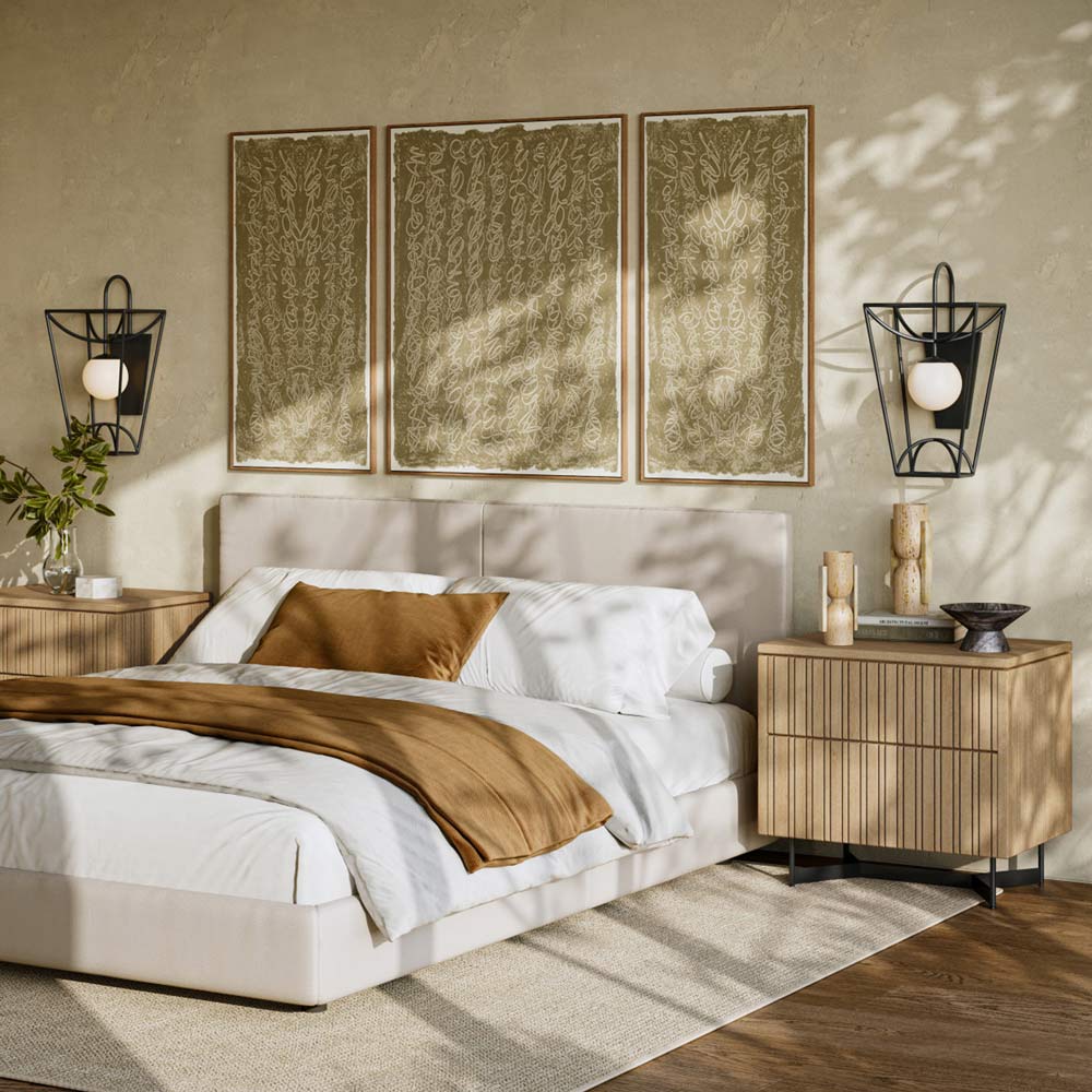 Rochefort Wall Light in bed room.