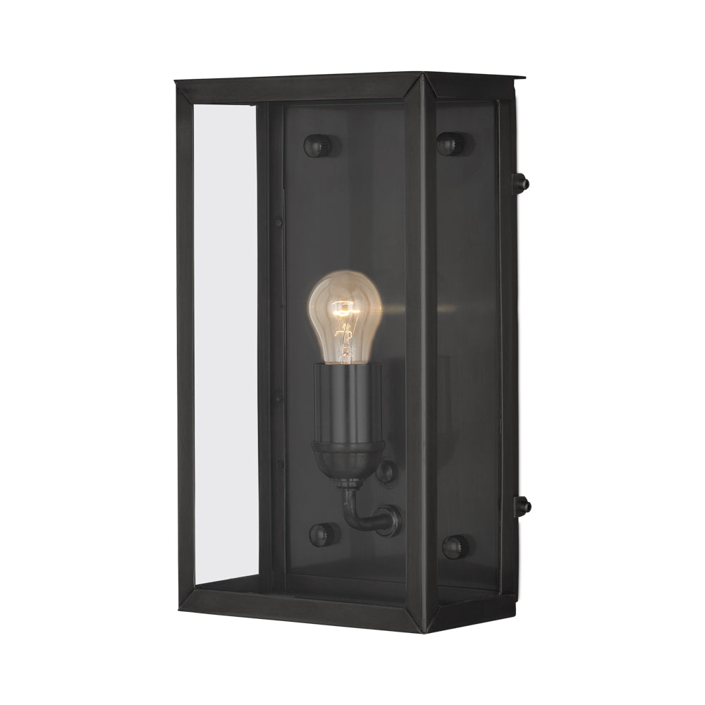 Royster Outdoor Wall Light in Matte Black.