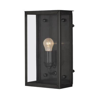 Royster Outdoor Wall Light in Matte Black.