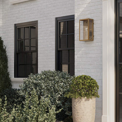 Royster Outdoor Wall Light in Outside Area.