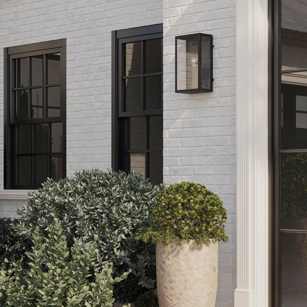 Royster Outdoor Wall Light in Outside Area.