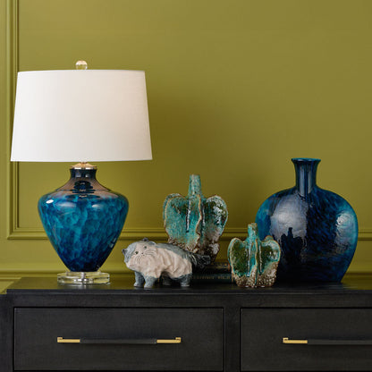 Sapphire Table Lamp in exhibition.
