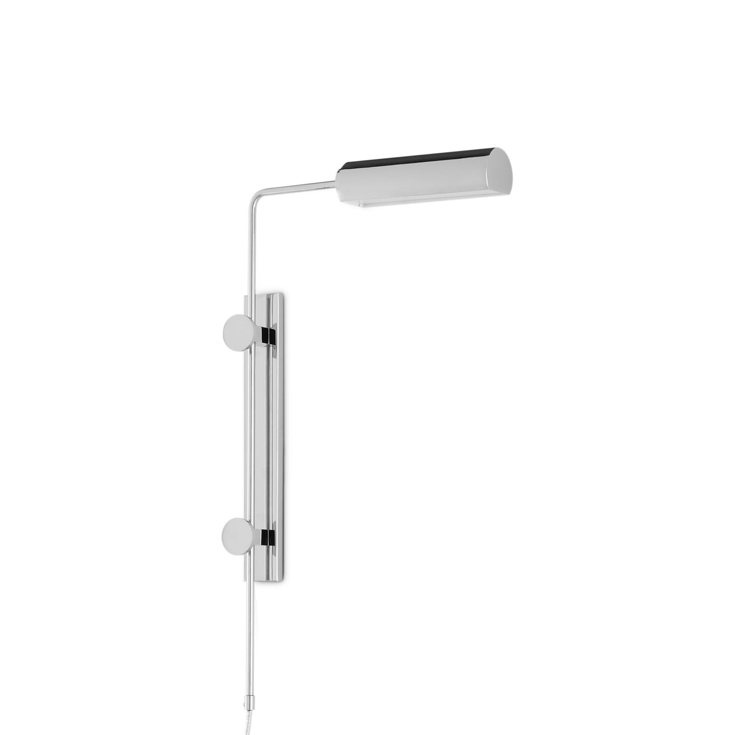 Satire LED Swing Arm Wall Light in Detail.