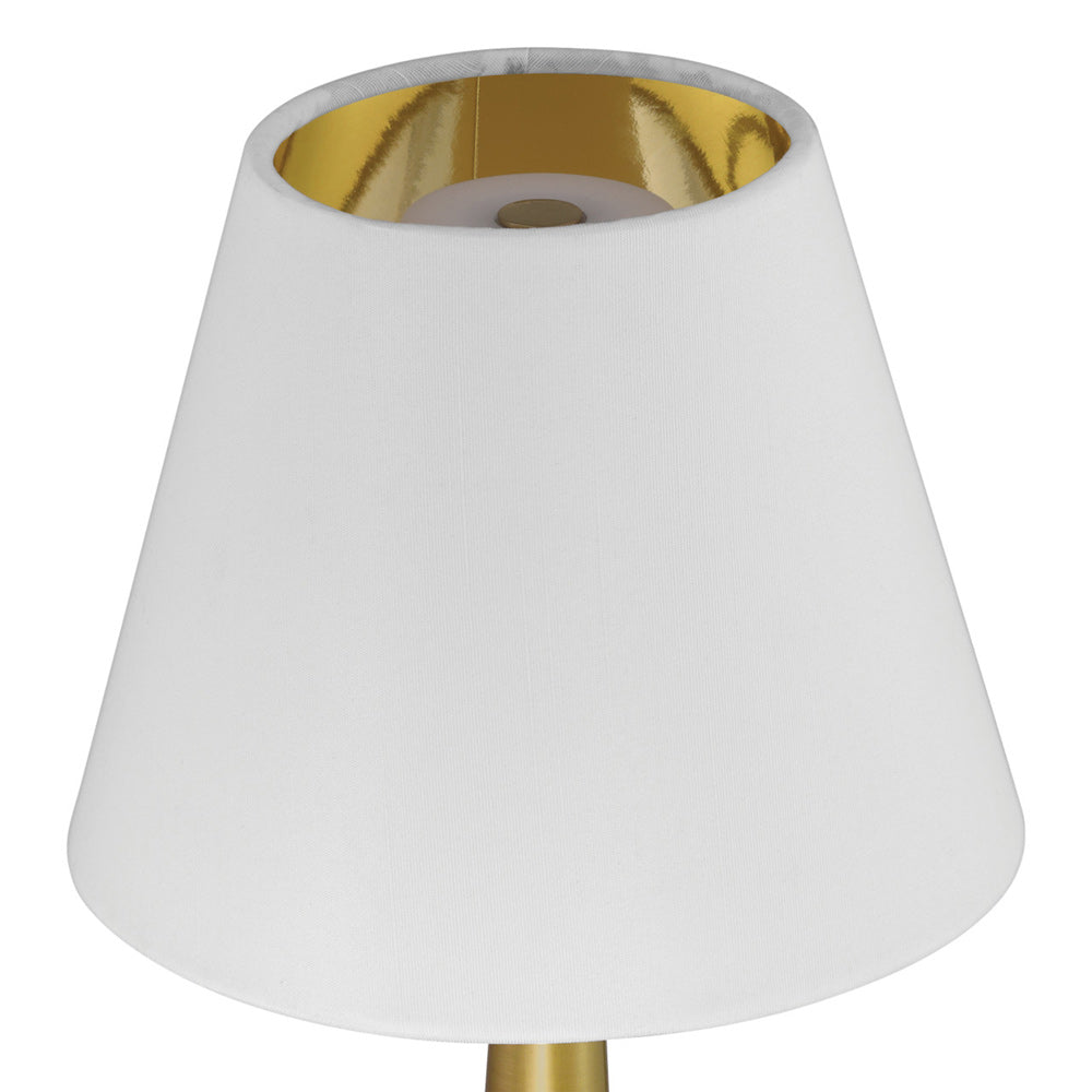 Saunter LED Rechargeable Table Lamp in Detail.