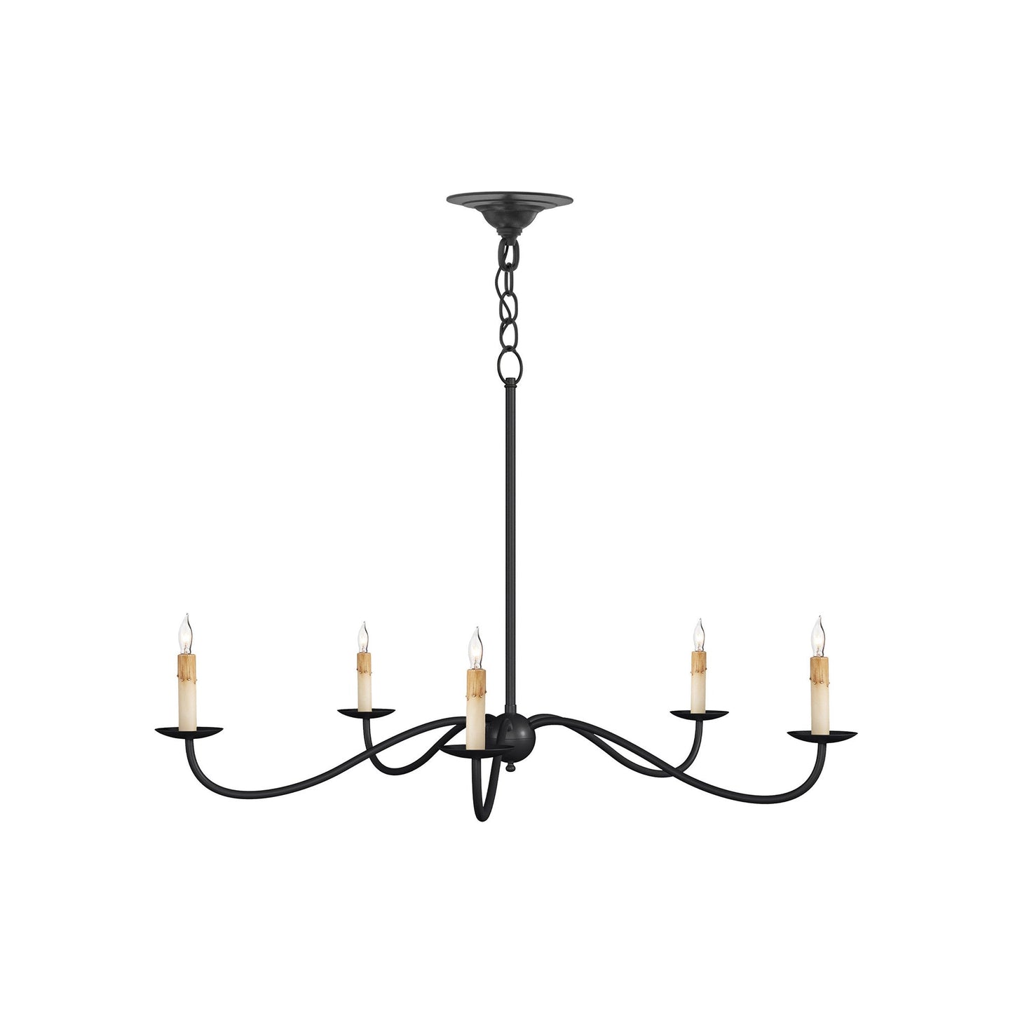 Saxon Chandelier in Zanzibar Black (Small).