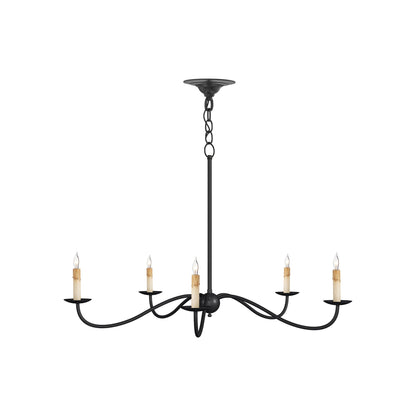 Saxon Chandelier in Zanzibar Black (Small).