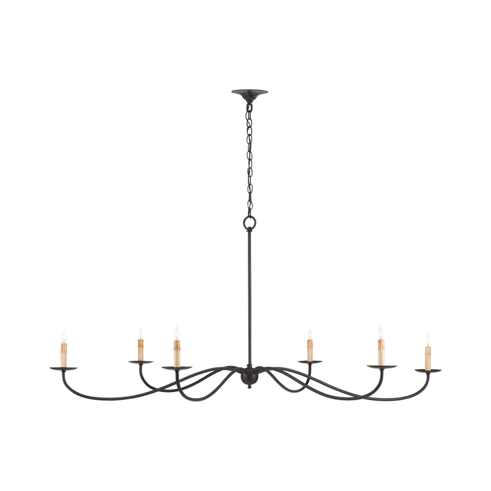 Saxon Chandelier in Zanzibar Black (Large).