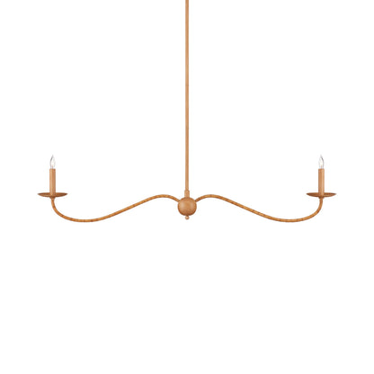 Saxon Linear Chandelier in Detail.