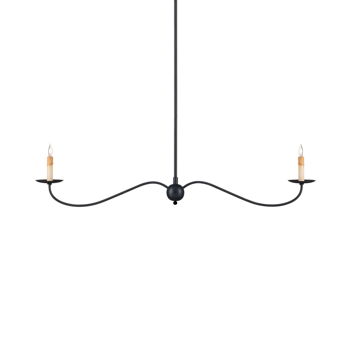 Saxon Linear Chandelier in Detail.