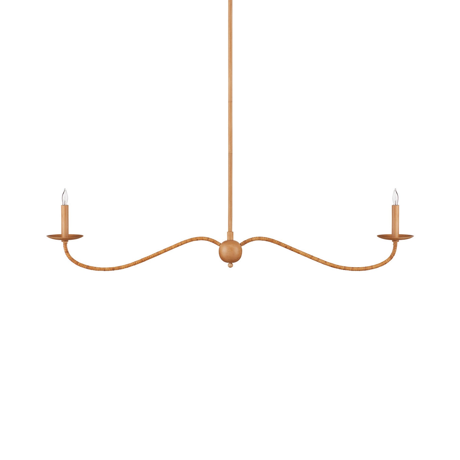 Saxon Linear Chandelier in Detail.