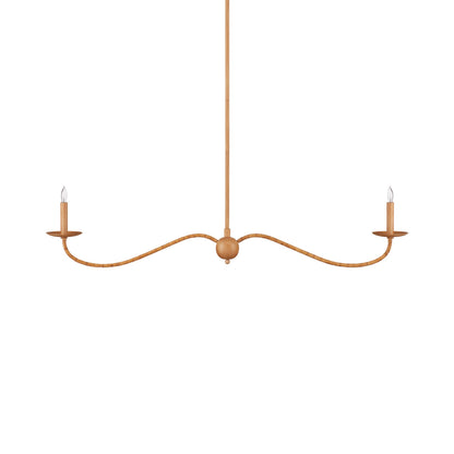 Saxon Linear Chandelier in Detail.