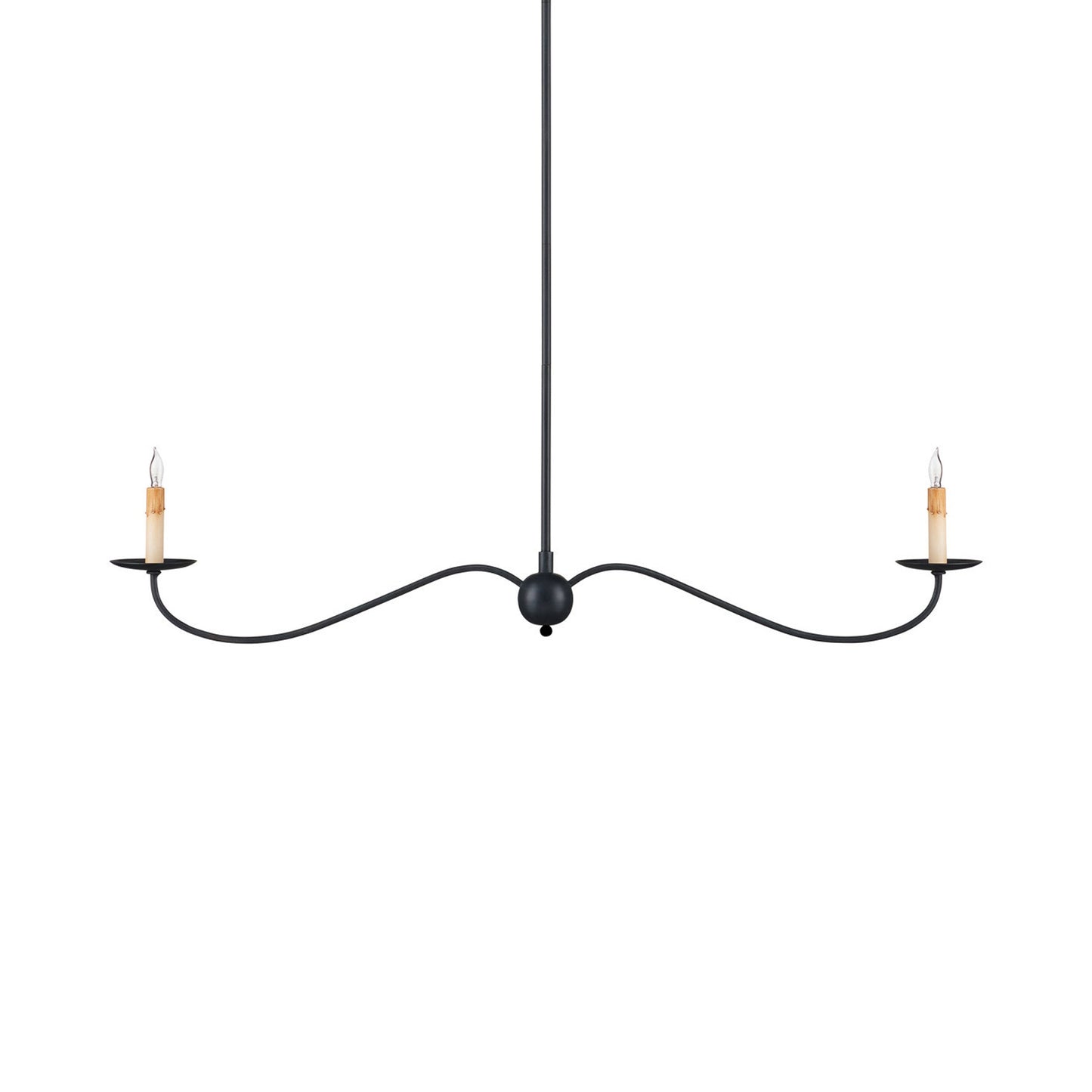 Saxon Linear Chandelier in Detail.