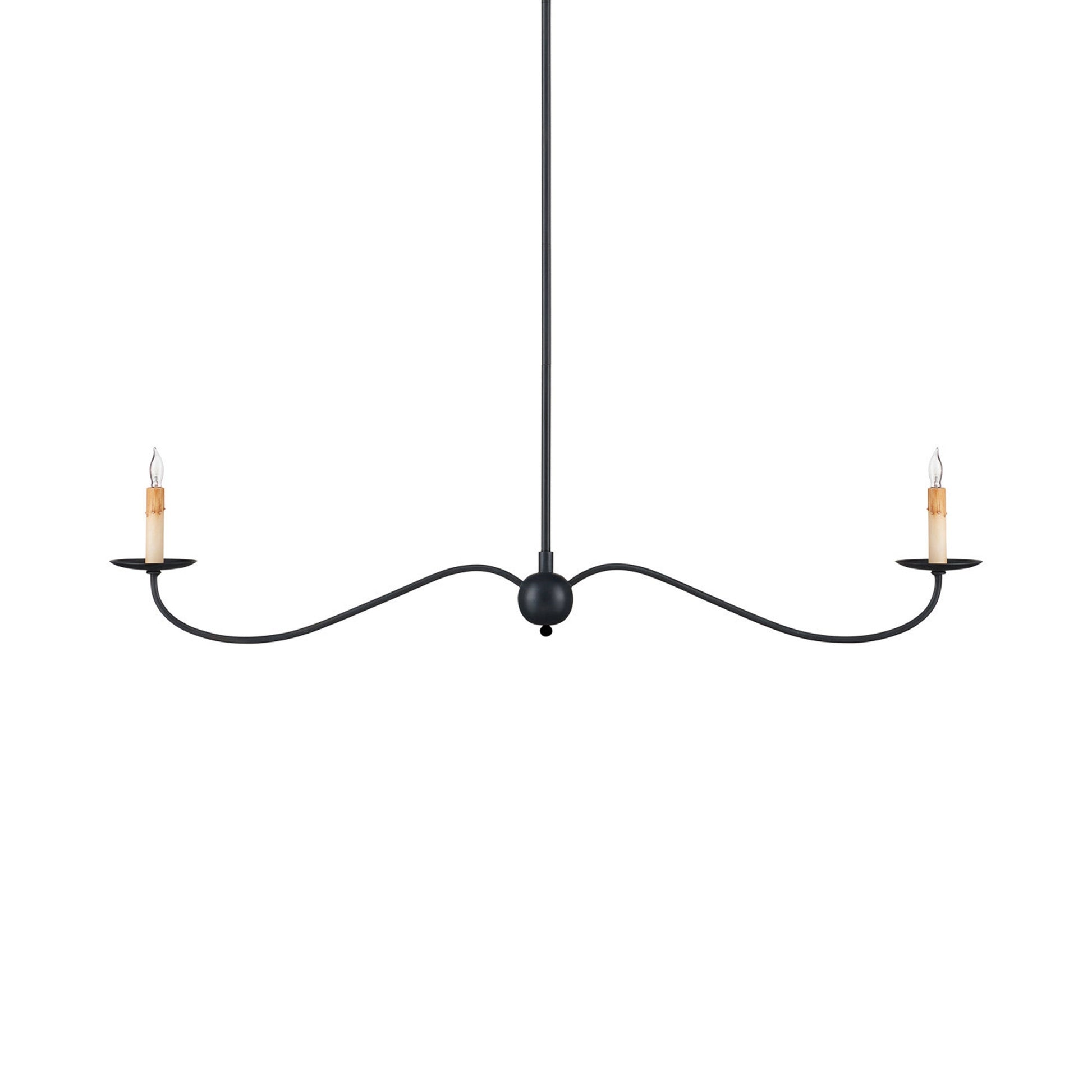 Saxon Linear Chandelier in Detail.