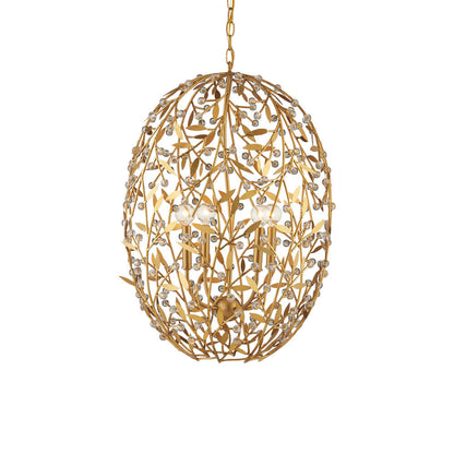 Secret Garden Chandelier in Detail.