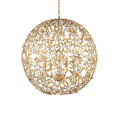 Secret Garden Orb Chandelier in Detail.