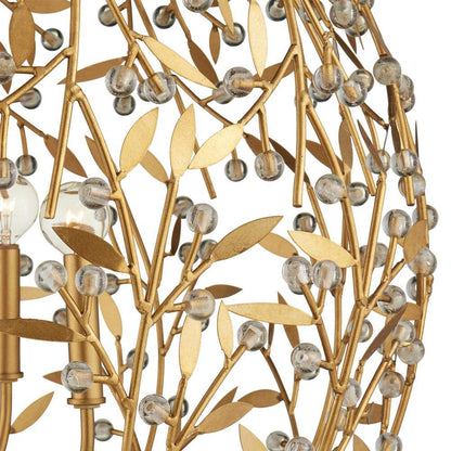 Secret Garden Orb Chandelier in Detail.