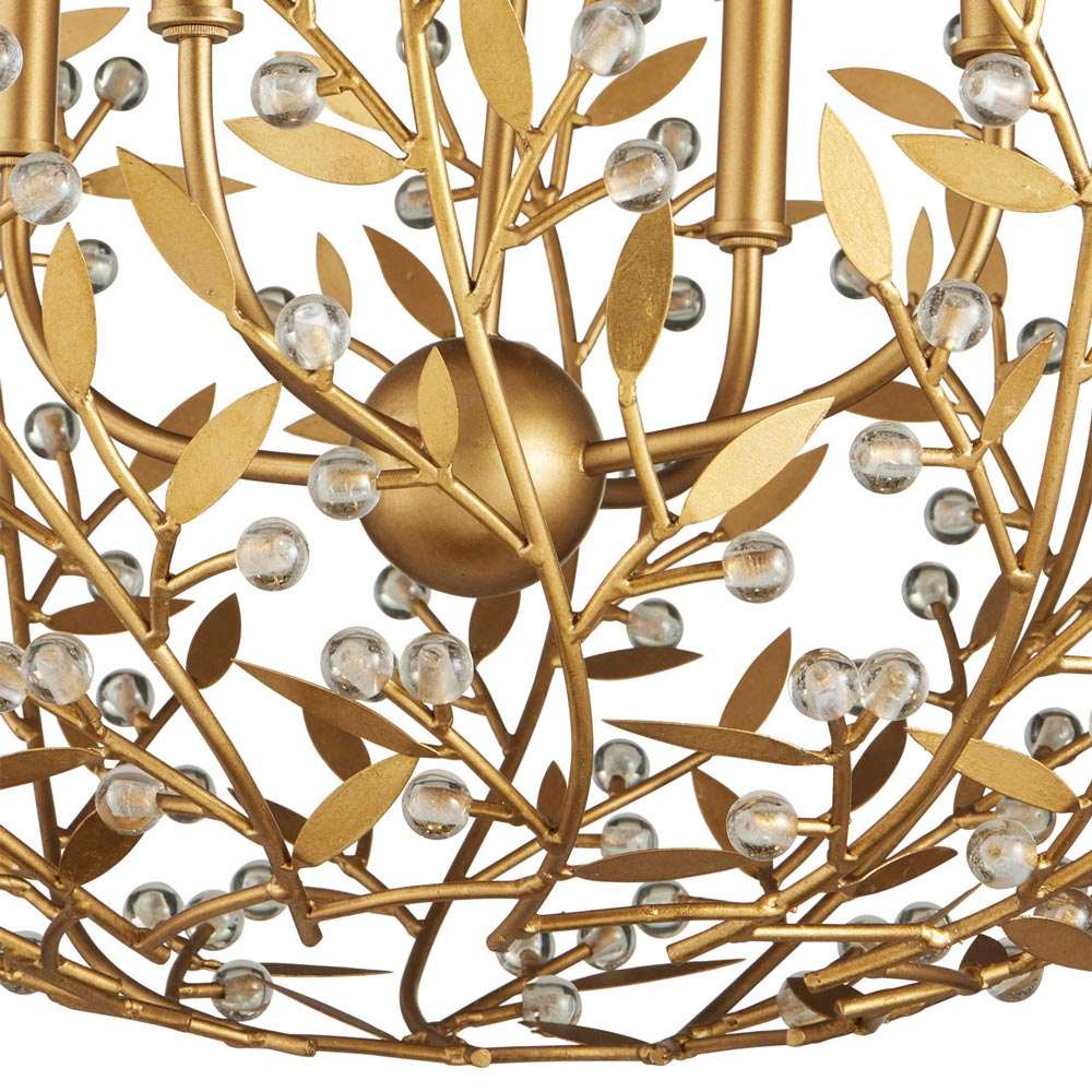 Secret Garden Orb Chandelier in Detail.