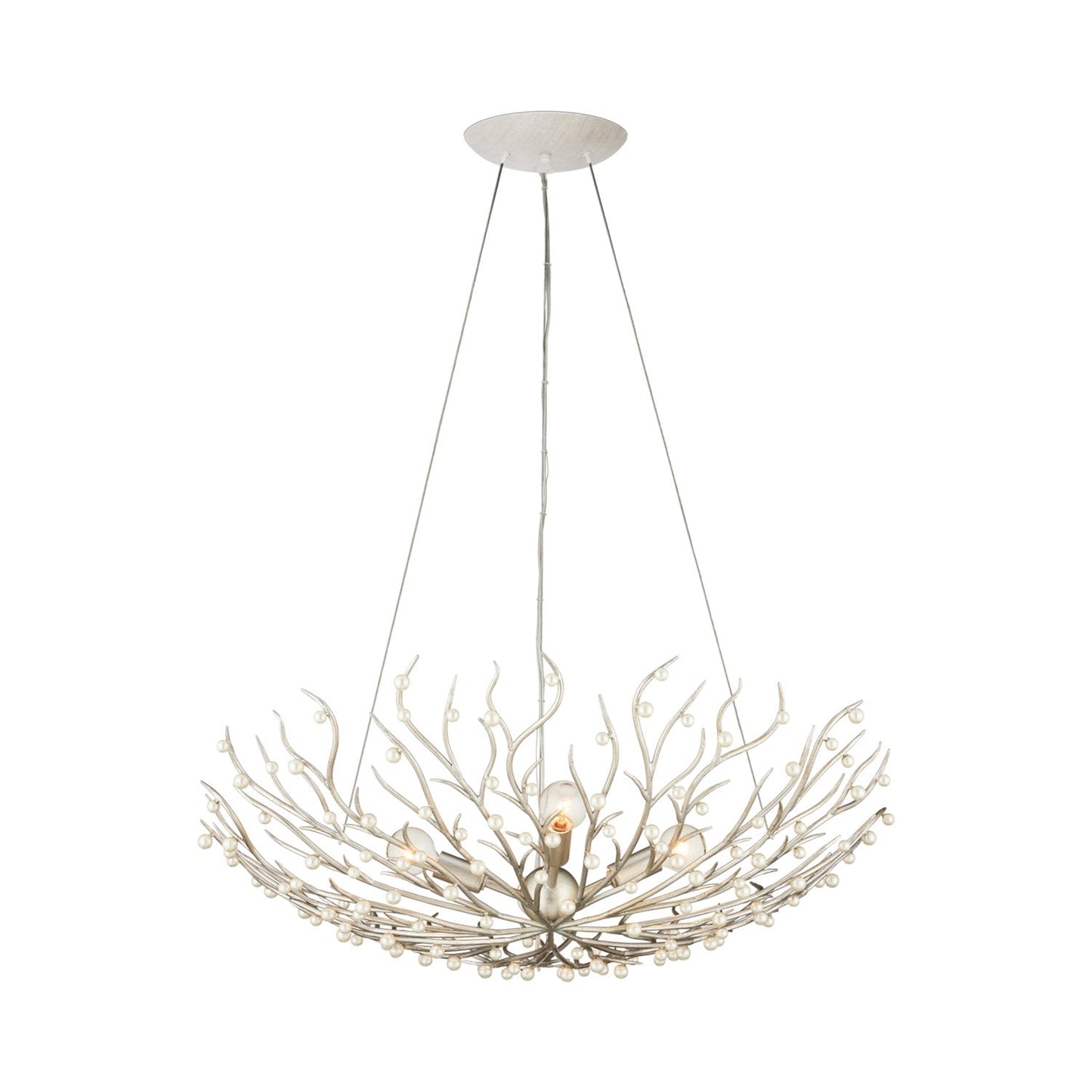 Shinju Pearl Bowl Chandelier.