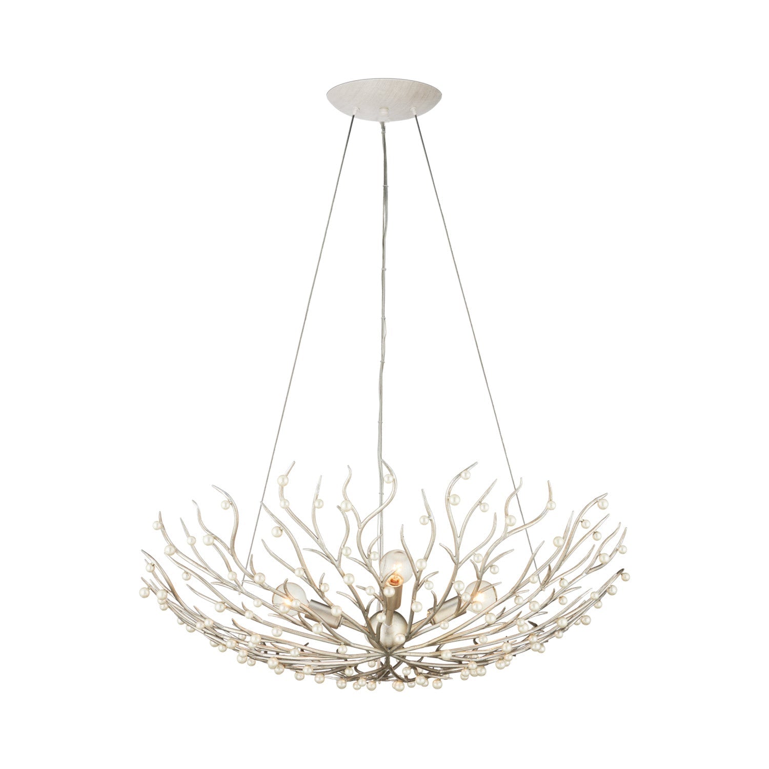 Shinju Pearl Bowl Chandelier.