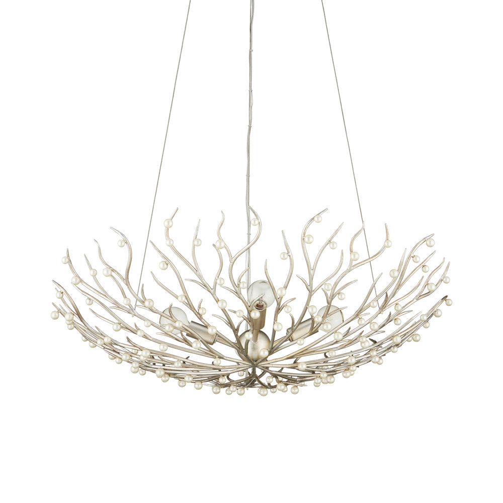 Shinju Pearl Bowl Chandelier in Detail.
