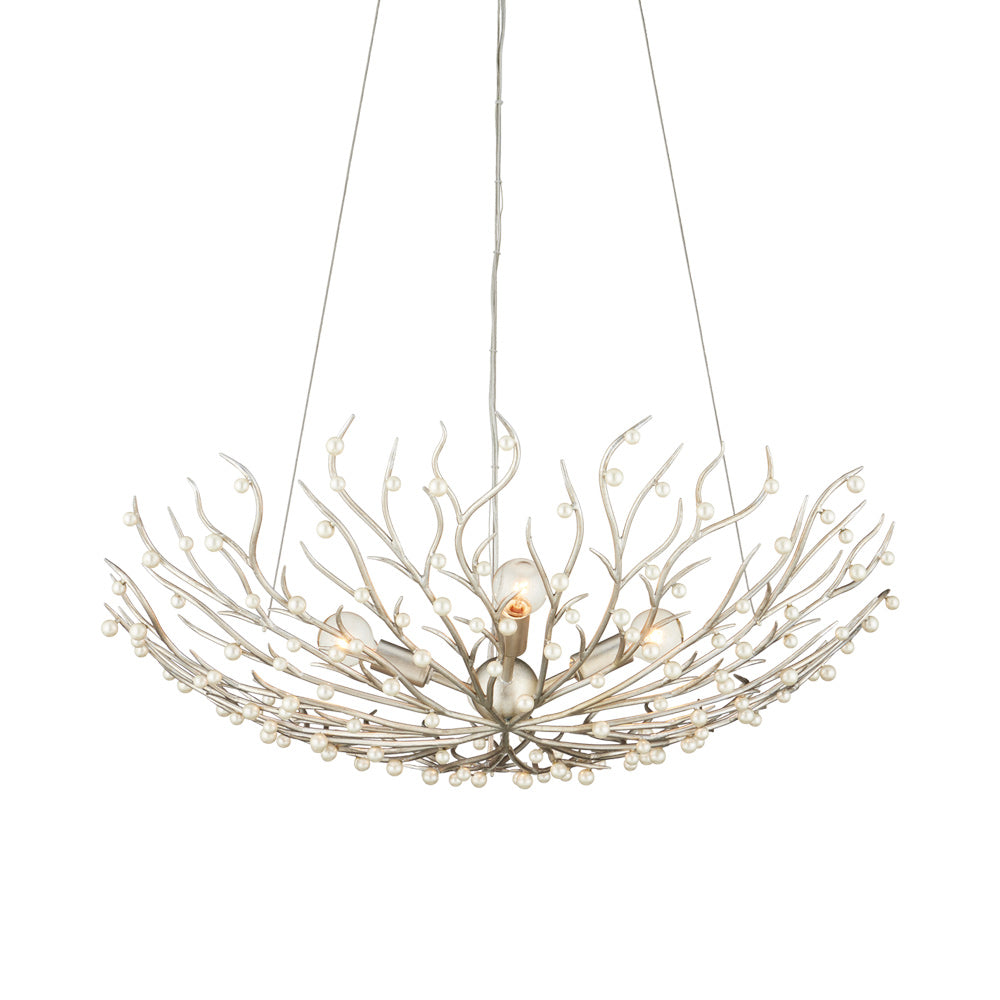 Shinju Pearl Bowl Chandelier in Detail.