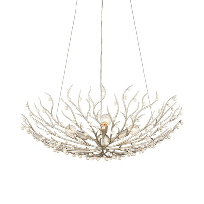 Shinju Pearl Bowl Chandelier in Detail.