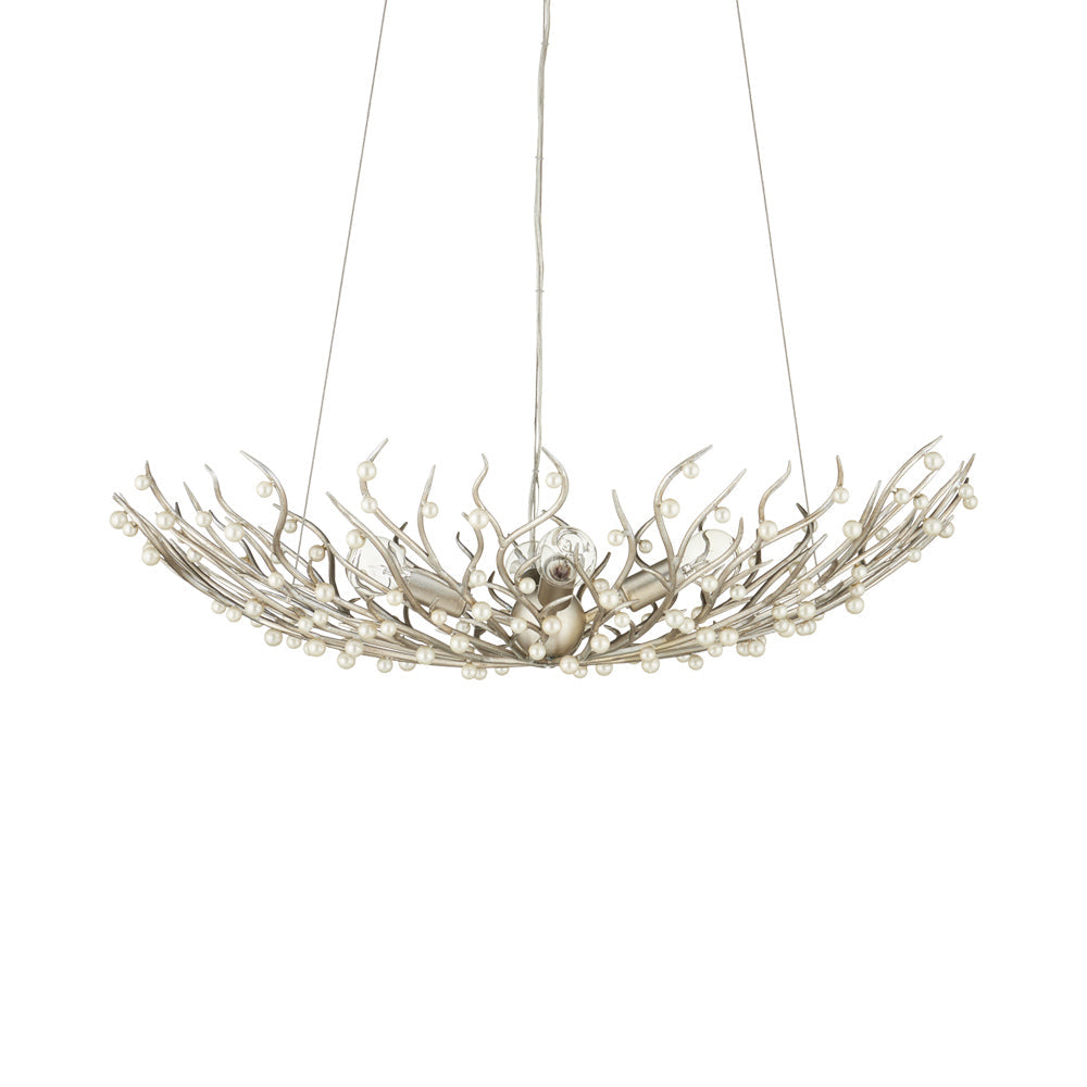 Shinju Pearl Bowl Chandelier in Detail.