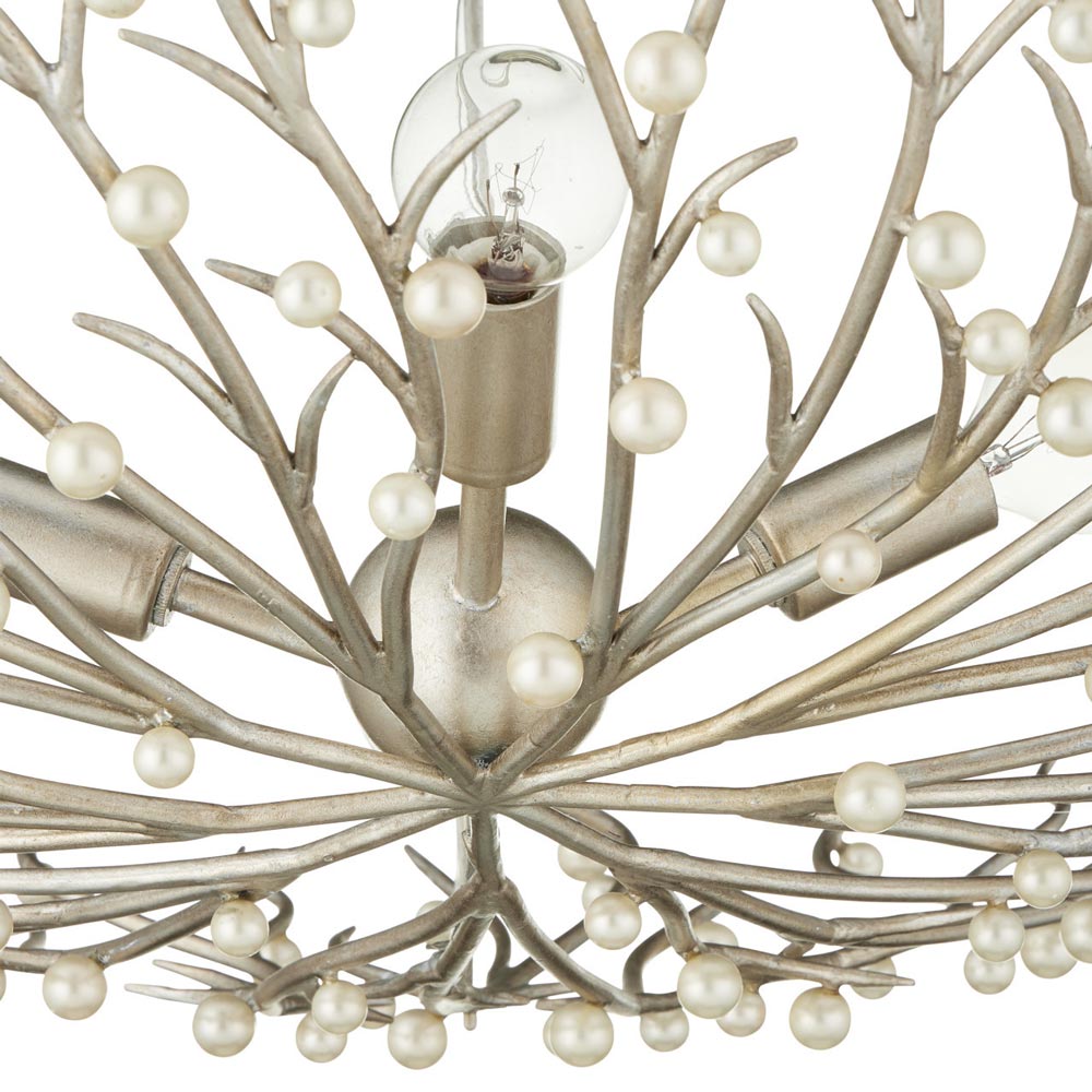 Shinju Pearl Bowl Chandelier in Detail.