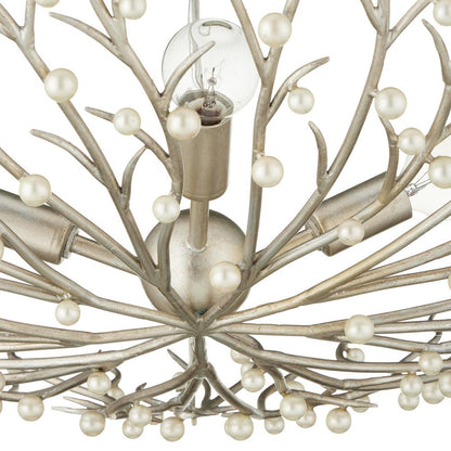 Shinju Pearl Bowl Chandelier in Detail.