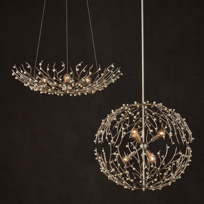 Shinju Pearl Orb Chandelier in Detail.