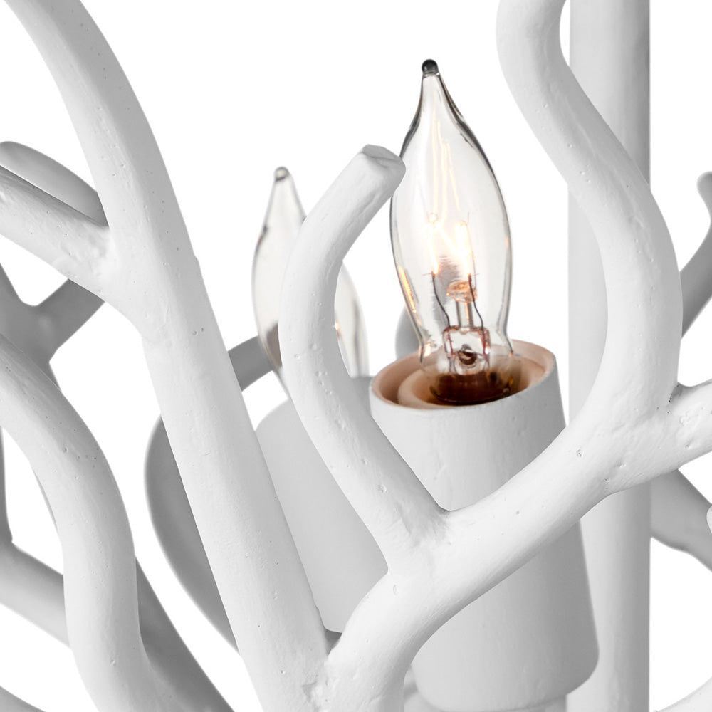 Snowfall Semi-Flush Mount Ceiling Light in Detail.