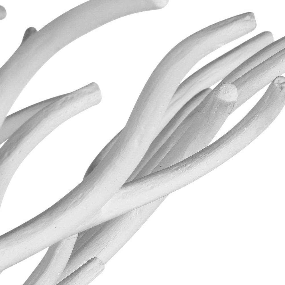 Snowfall Semi-Flush Mount Ceiling Light in Detail.