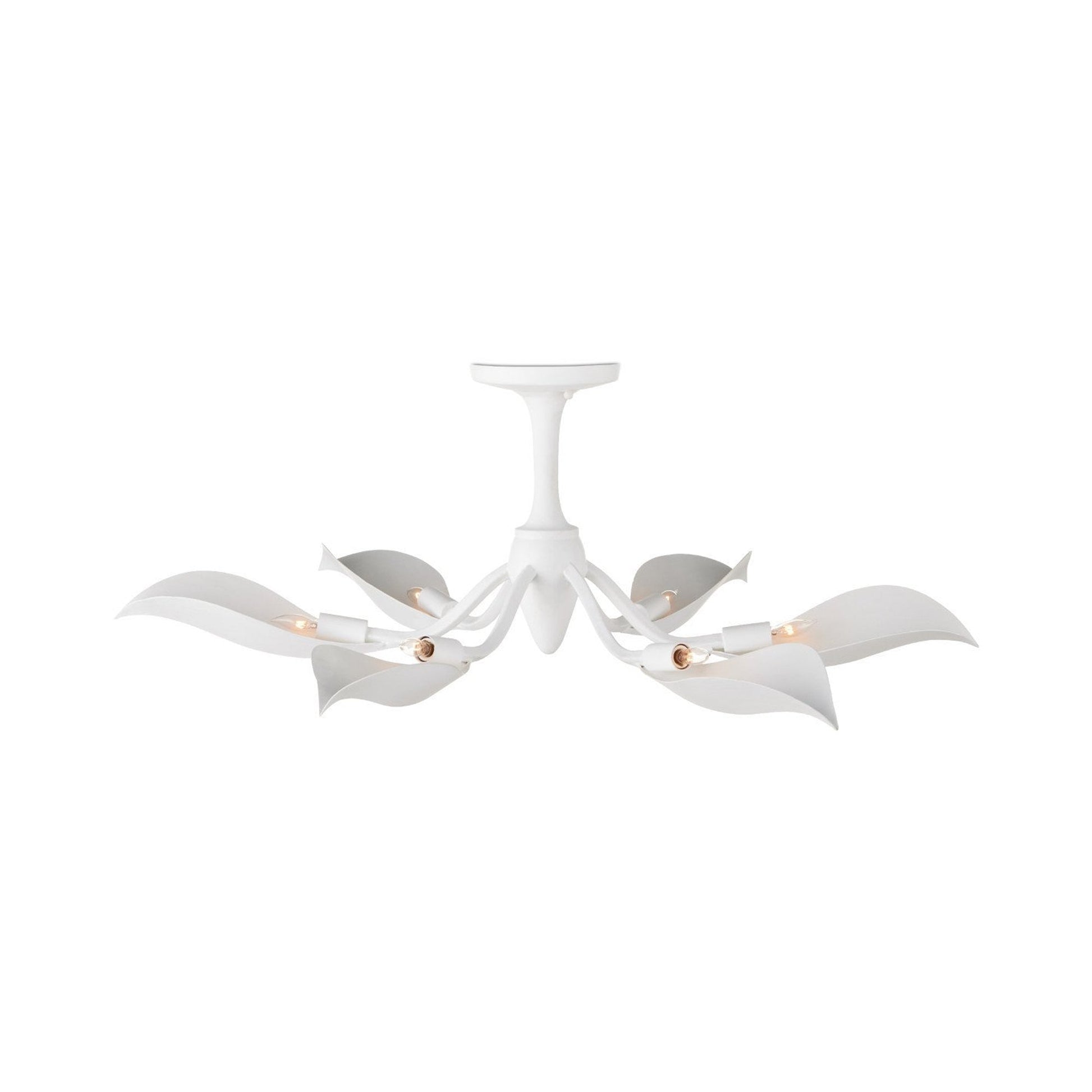 Snowflower Semi Flush Mount Ceiling Light in Detail.